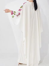 Pleated Petite Floral Cape Dress